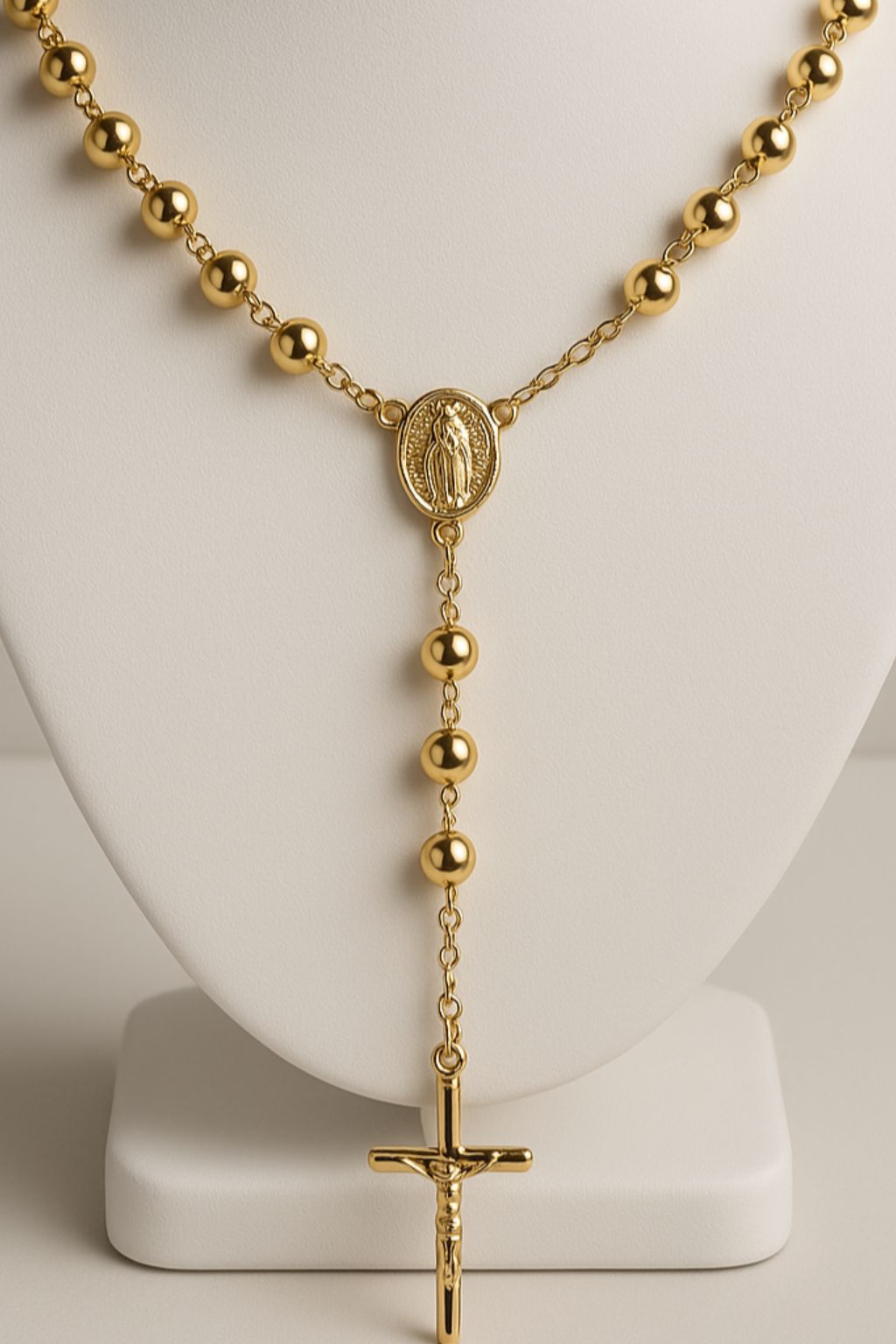 Terço folheado a ouro 18K – (OFERTA 2x1)